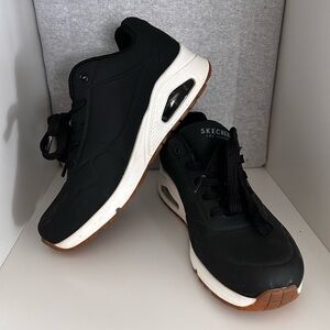 Skechers Uno Black Air Cushion Sneakers Women’s Size 9 – Worn Once